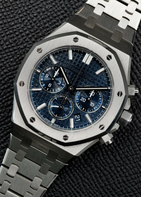 AP Royal Oak Chronograph 38mm 26715ST Blue - Image 4