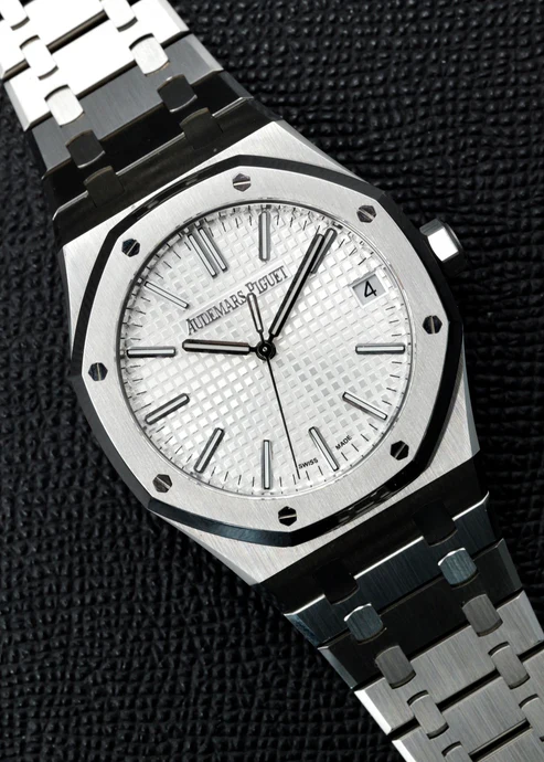 AP Royal Oak 41mm 15510ST White Dial - Image 6