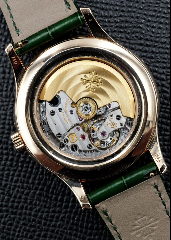 Patek Philippe Calatrava Annual Calendar 5205R Rose Gold White Opaline Dial - Image 3