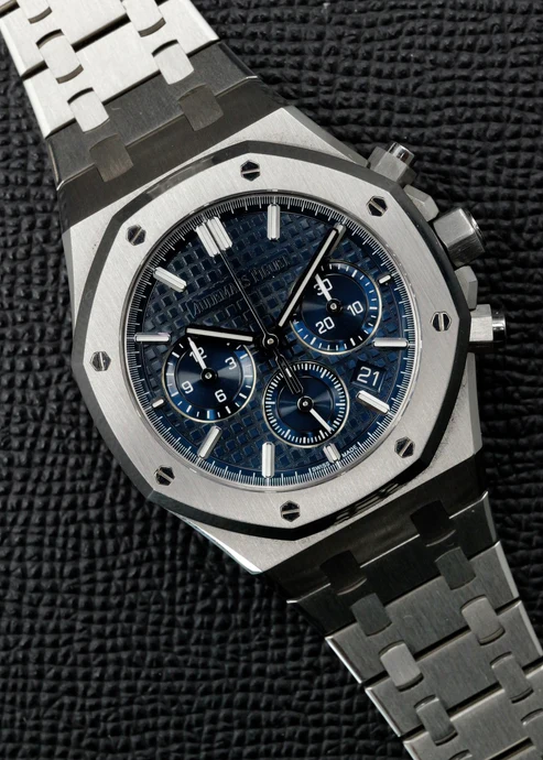 AP Royal Oak Chronograph 38mm 26715ST Blue - Image 5