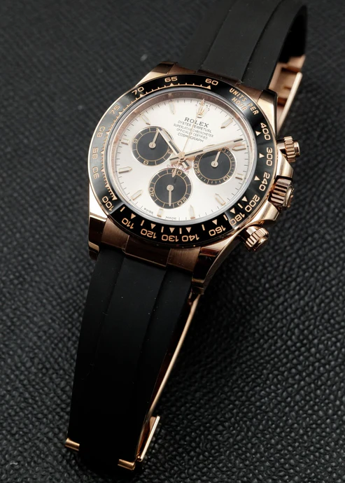 Rolex Daytona 126515LN Sundust Rose Gold Oysterflex - Image 3
