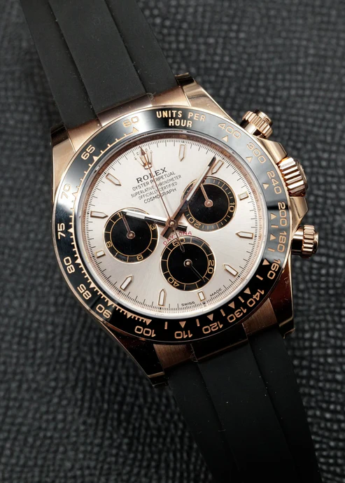Rolex Daytona 126515LN Sundust Rose Gold Oysterflex - Image 5