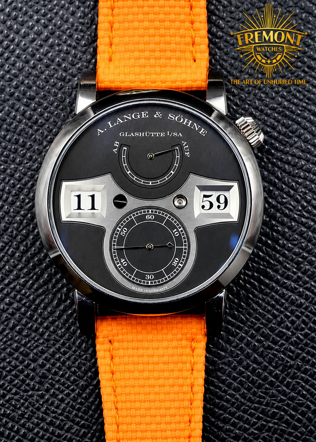 A. Lange & Sohne Zeitwerk 140.029 White Gold Upgraded Movement