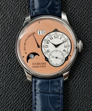 F.P. Journe Octa Lune Platinum Salmon Dial 40mm Off Catalogue,