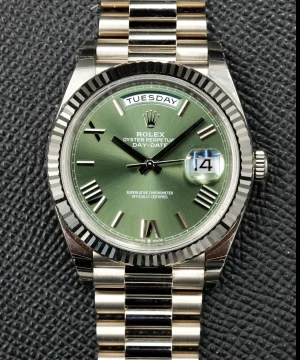 Rolex Day Date 40mm 228239 60th Anniversary Olive Dial