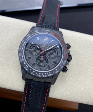 Daytona DIW Carbon N6F 1:1 Best Edition Black Dial on Black Nylon Strap SA4130