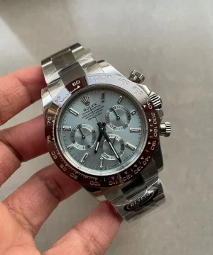 Rolex Daytona 116506 Brown Ceramic BTF 1:1 Best Edition Ice Blue Dial Crystal Marker on SS Bracelet SA4130 V2