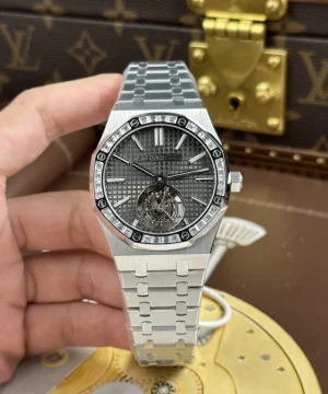 Audemars Piguet Royal Oak Selfwinding Flying Tourbillon 26730BC Gray Dial 41mm Super Clone