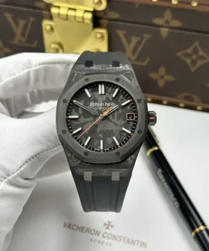 Audemars Piguet Royal Oak DiW 15500 Case Carbon Second Hand Is Orange 41mm