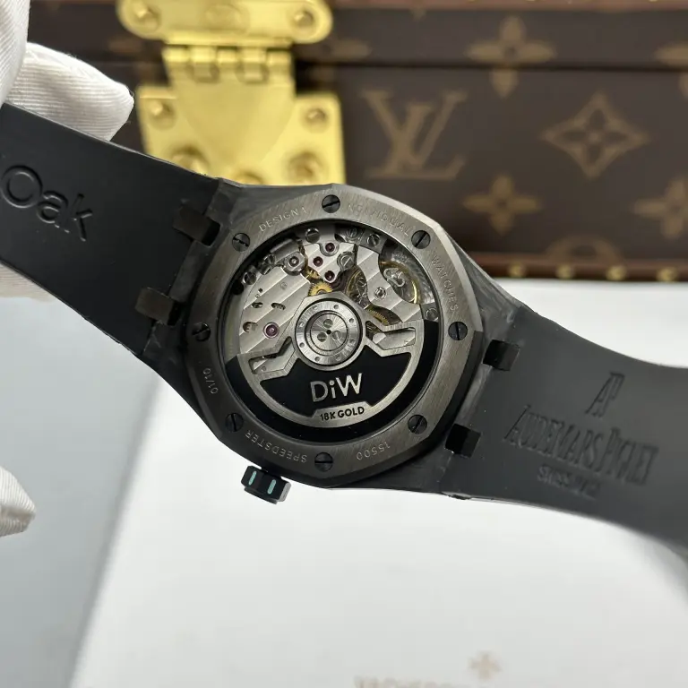 Audemars Piguet Royal Oak DiW 15500 Case Carbon Second Hand Is Blue 41mm - Image 9