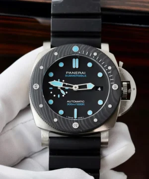 PAM799 Titanium VSF Best Edition Black Dial on Rubber Strap P.9010 Clone