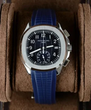Patek Philippe Aquanaut 5968G Blue Dial Rubber Strap 42.2mm