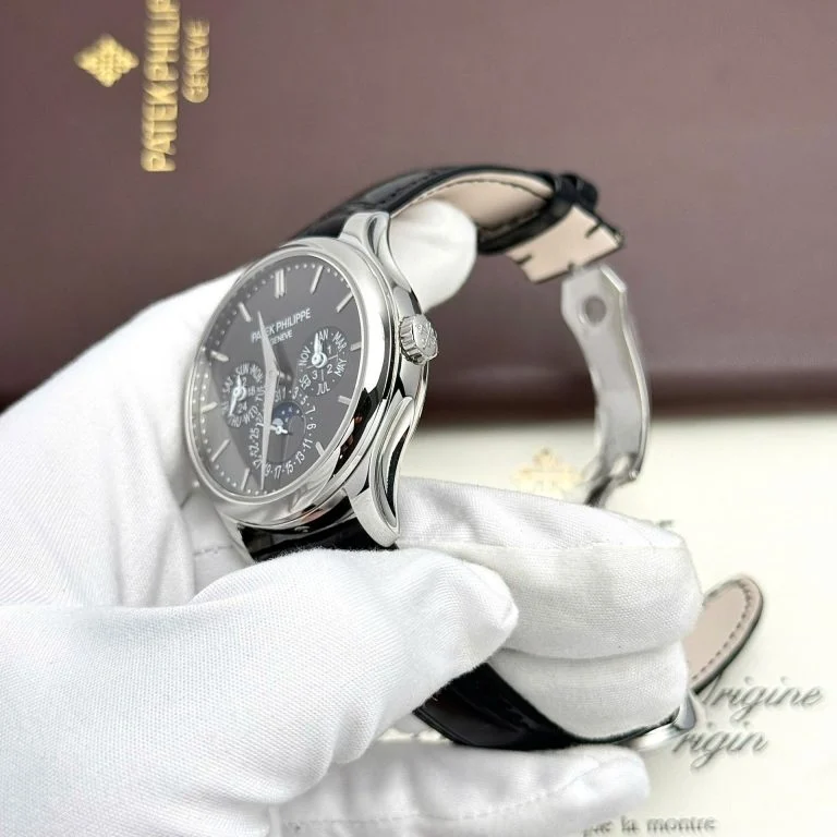 Patek Philippe Grand Complications 5327 Gray Dial Leather Strap 40mm - Image 3