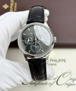 Patek Philippe Grand Complications 5327 Gray Dial Leather Strap 40mm