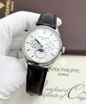 Patek Philippe Grand Complications 5327 White Imitation Leather Strap 40mm