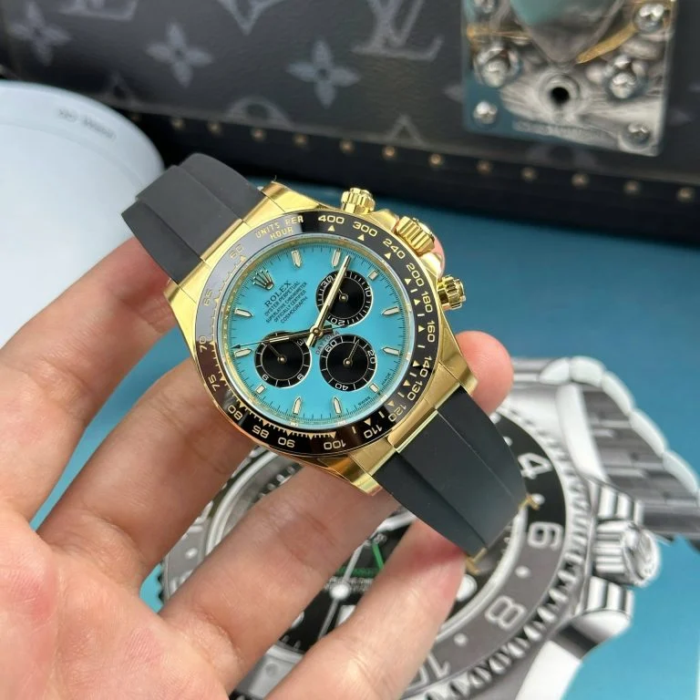 Daytona 126518 AVF 1:1 Best Edition Tiffany Blue Dial on Oysterflex Strap DD4131 (Mod) - Image 2