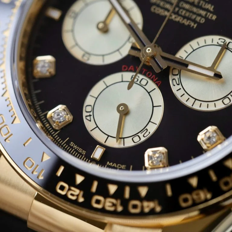 Daytona 126518 AVF 1:1 Best Edition Black/YG Diamonds Dial on Oysterflex Strap DD4131 (Mod) - Image 7