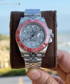 Rolex GMT-Master II Imitation Watch Meteorite Dial Bezel Red 40mm