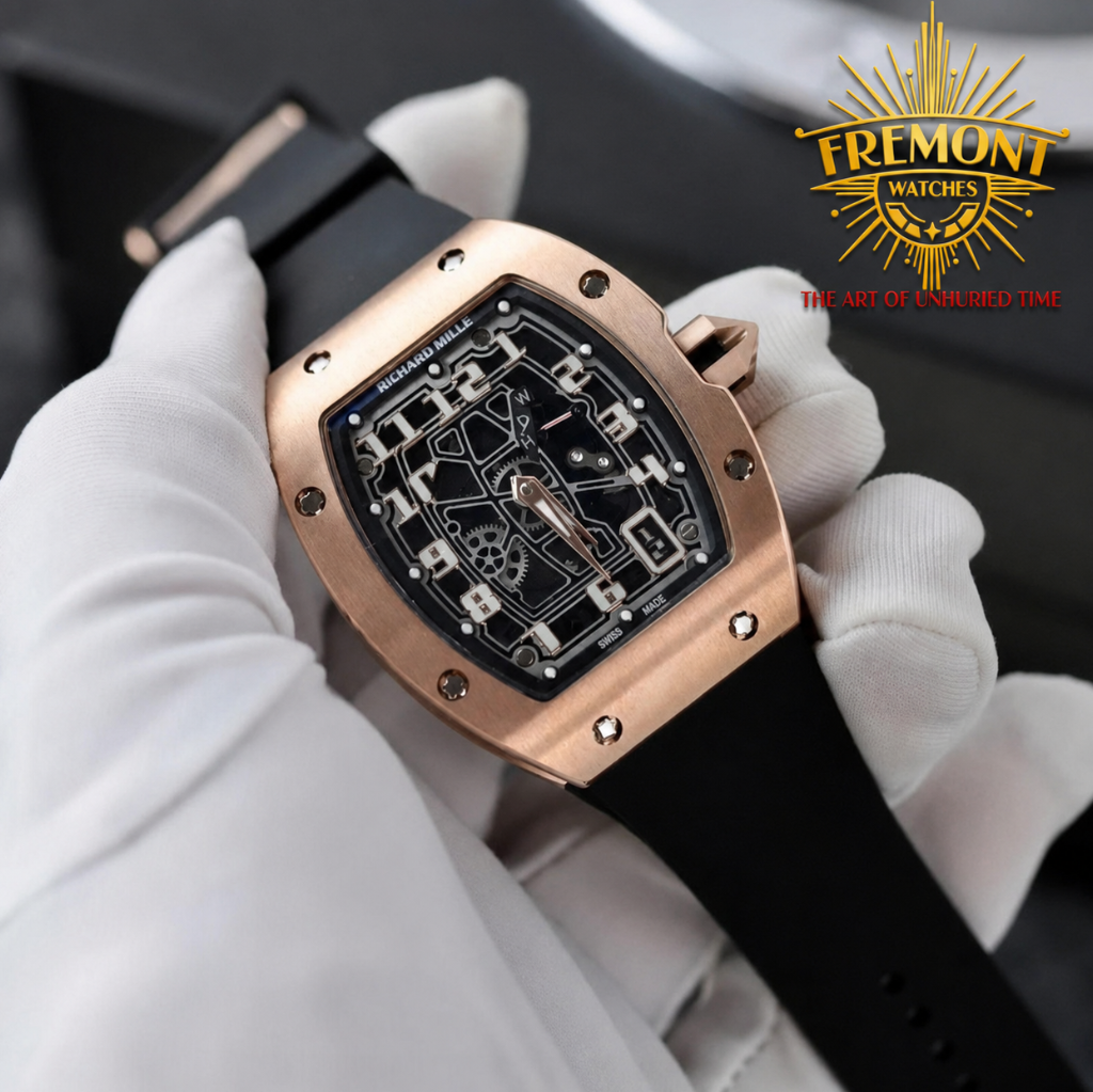 The sleek, ultra-thin profile of the RM 67-01 style. Source: Diamond Source NYC