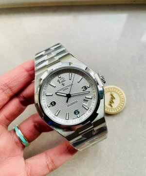 Vacheron Constantin  Overseas 47040 SS PPF 1:1 Best Edition White dial on SS Bracelet A1226