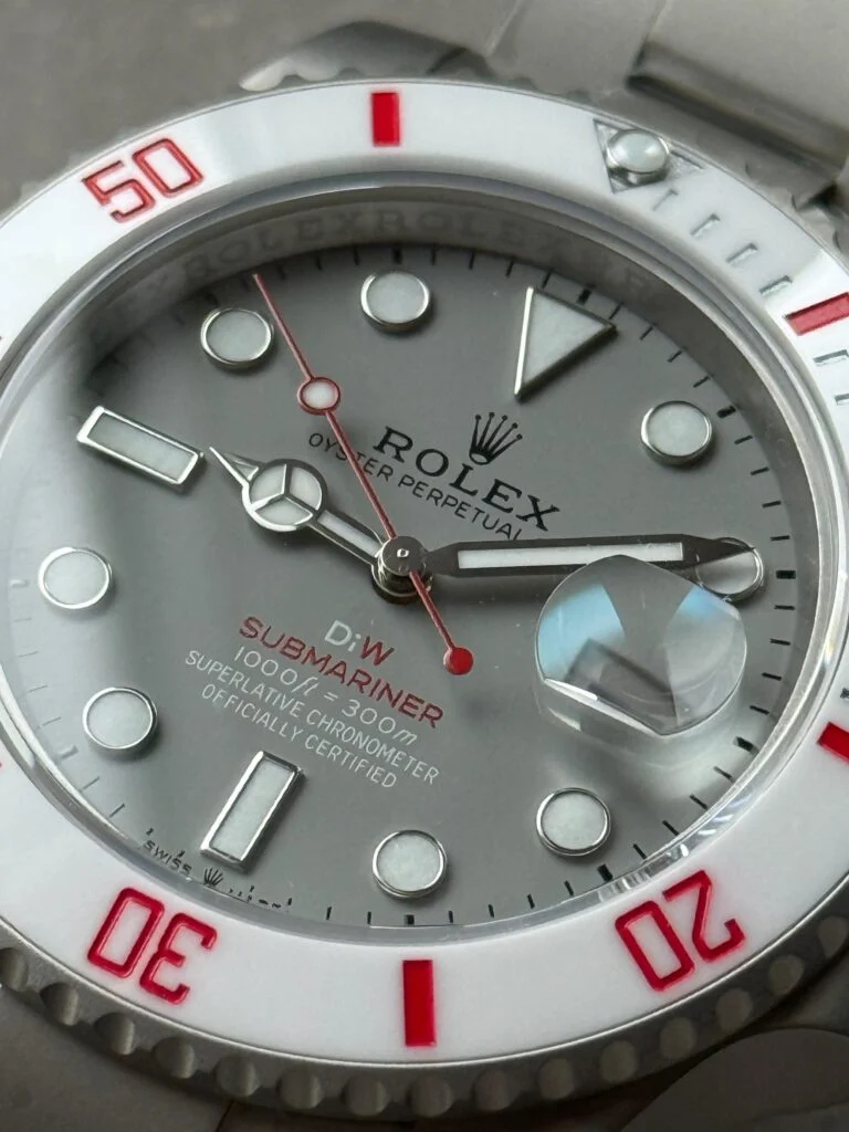 Submariner DIW Sandblasted VSF 1:1 Best Edition Grey Dial on SS Bracelet VS3135 - Image 3