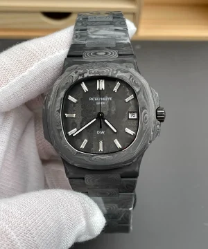 Nautilus 5711 DIW Carbon DIWF 1:1 Best Edition Carbon Dial On Carbon Bracelet 324CS