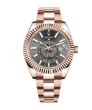 Rolex Sky-Dweller 326935-0007 “Everose Rhodium Dial” Super Clone